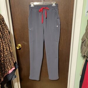 Charcoal Gray Figs high waisted yola size small tall